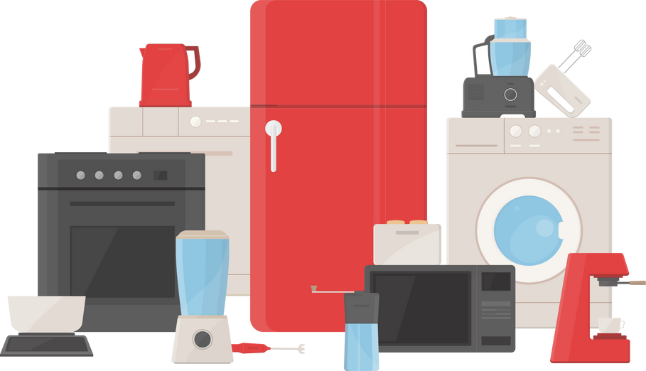 Kitchen Appliances Illustration